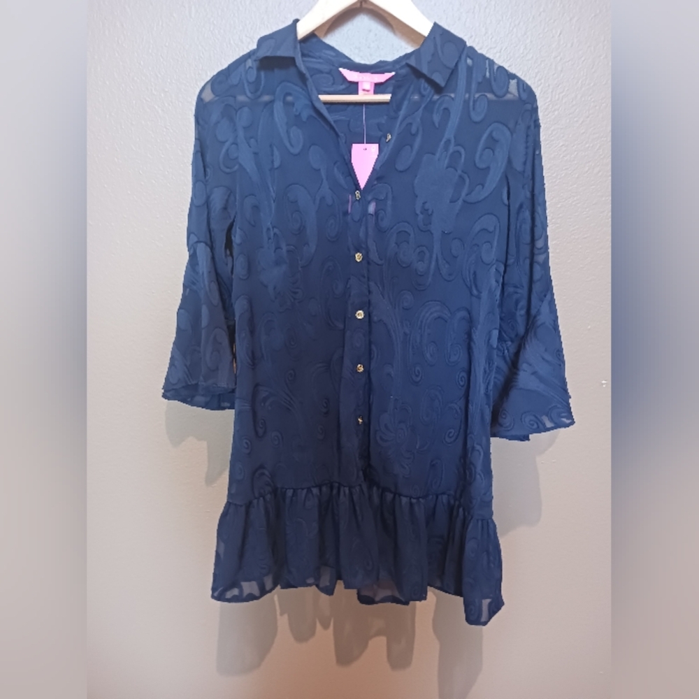 NWT Lilly Pulitzer Linley Coverup, Womens Size XXS
